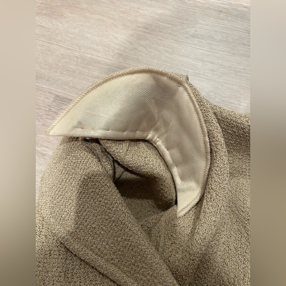 ST JOHN Women's Tan Knit Blazer / Size 4 / - Picture 9 of 12